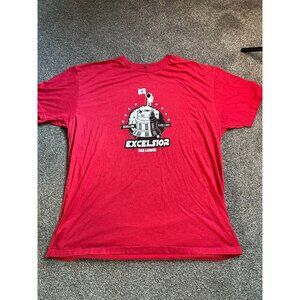 Next Level Excelsior Has Landed Red Graphic T-Shirt XXL